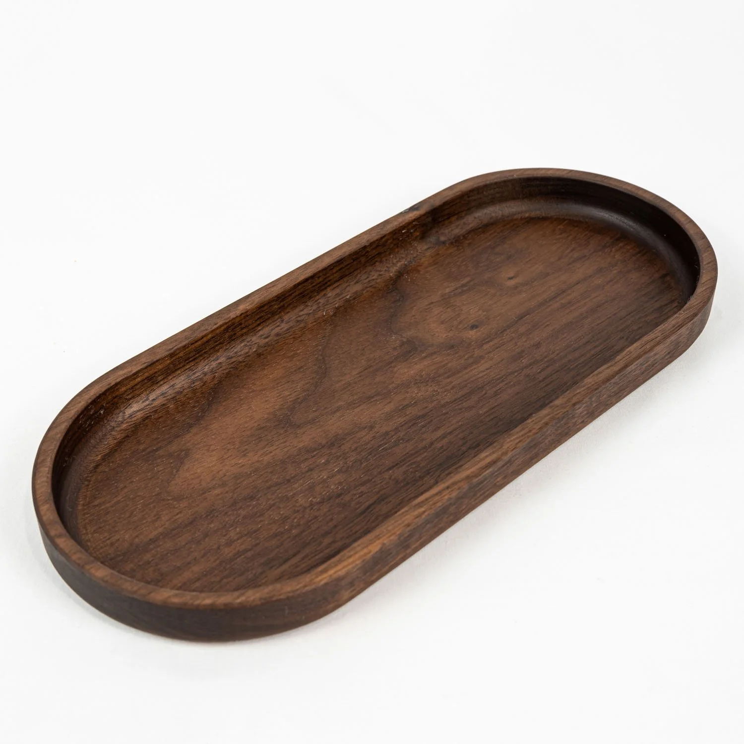 Large Oval Walnut Wood Trays — T. Weatherhead & Co.